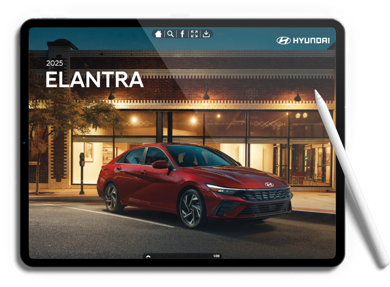 2025 Hyundai Elantra digital brochure cover