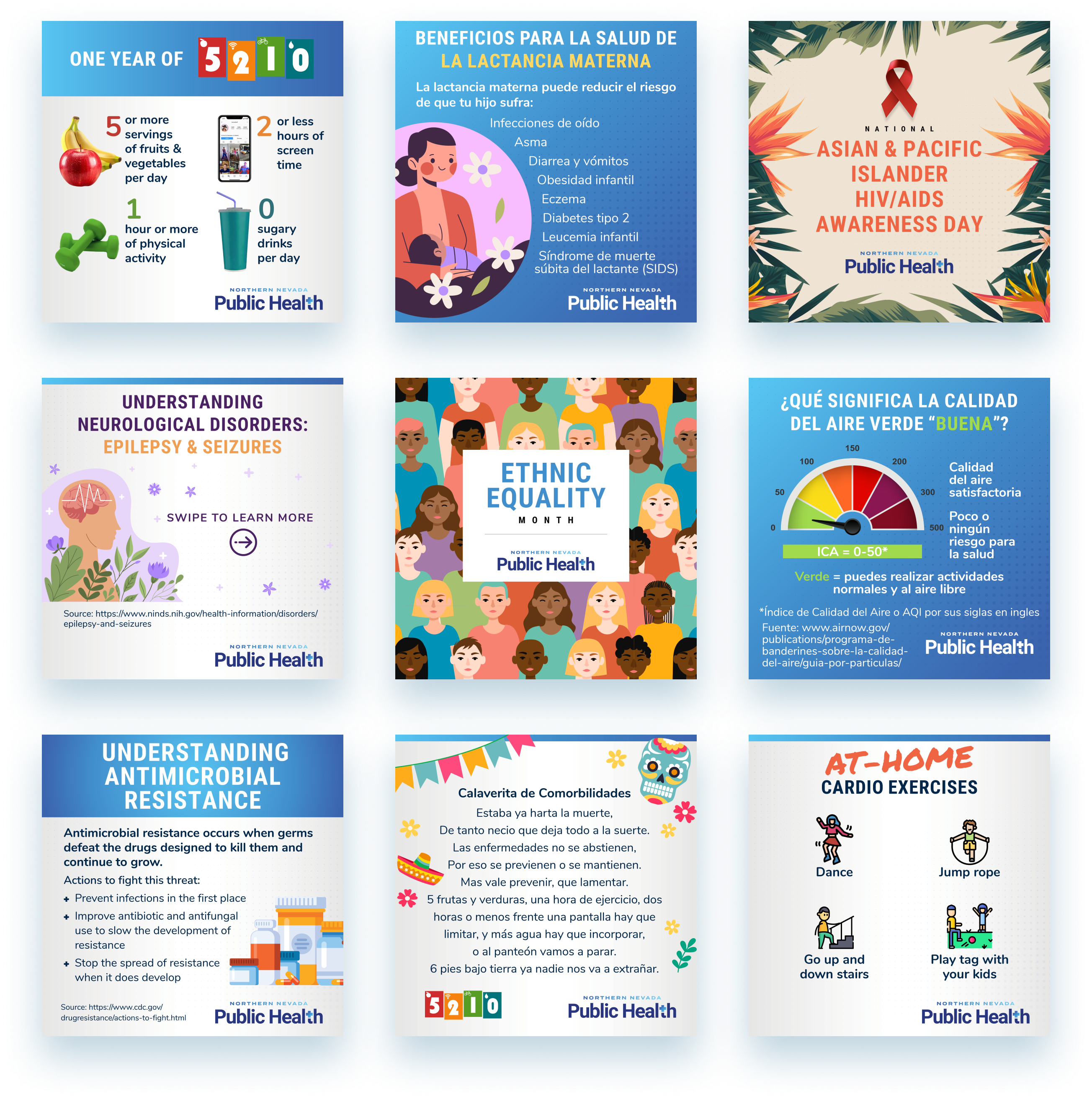 Northern Nevada Public Health Social Ads