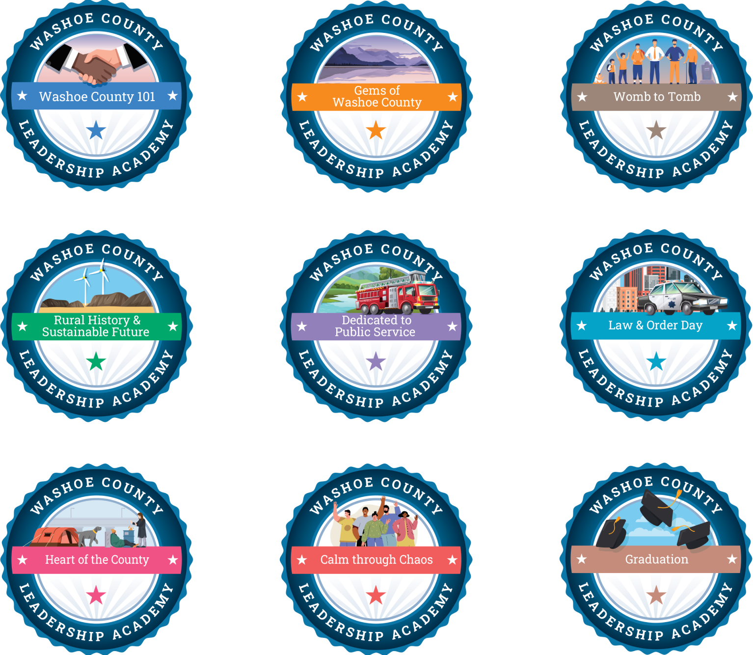 Washoe County Leadership Academy Stickers